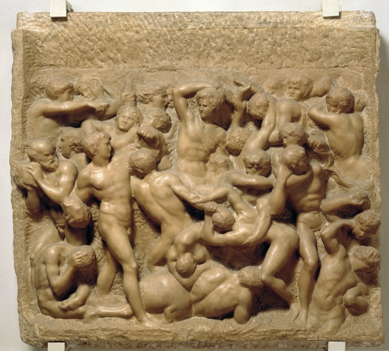 Batalla de los Centauros de Michelangelo Buonarroti
