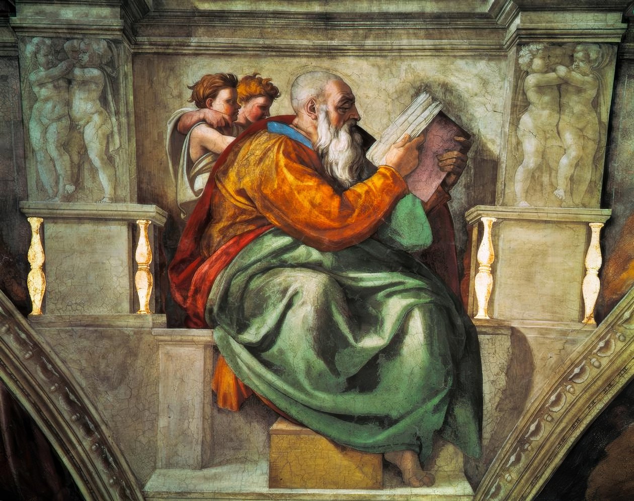 El profeta Zacarías de Michelangelo Buonarroti
