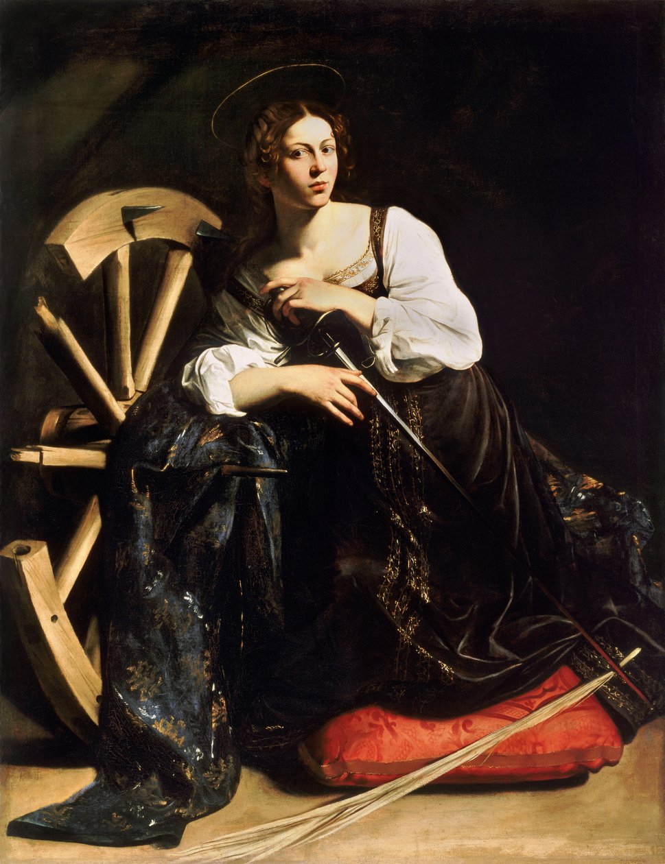 Santa Catalina de Alejandría de Michelangelo Merisi Caravaggio