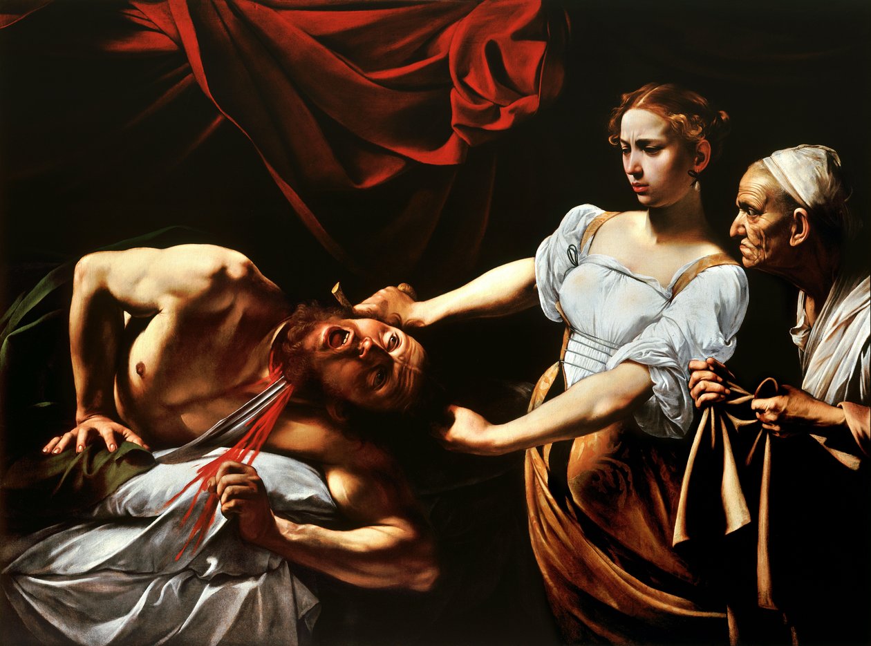 Judith decapitando a Holofernes de Michelangelo Merisi Caravaggio