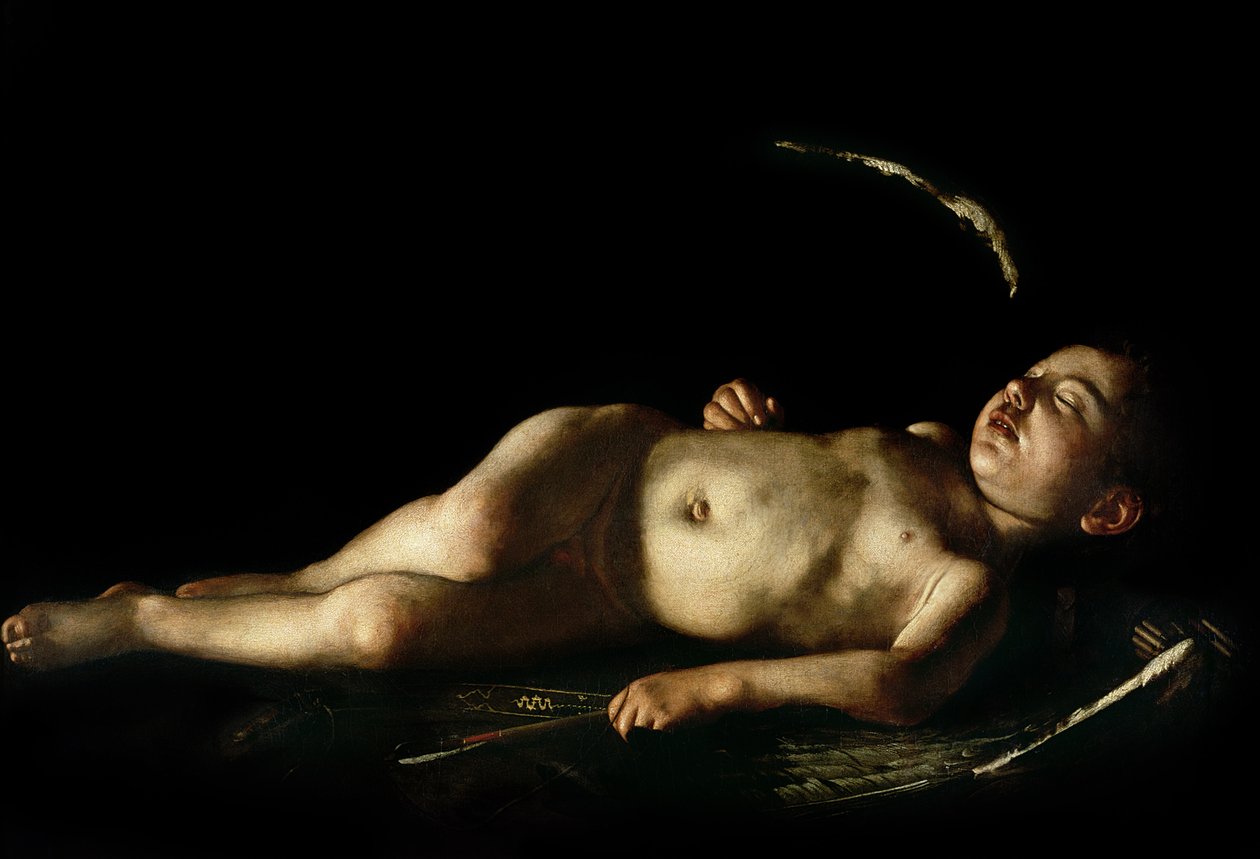 Cupido durmiente, 1608 de Michelangelo Merisi Caravaggio