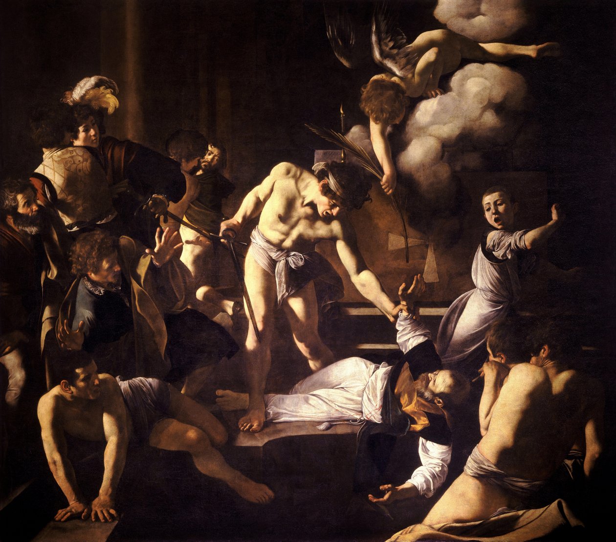 El martirio de San Mateo de Michelangelo Merisi Caravaggio