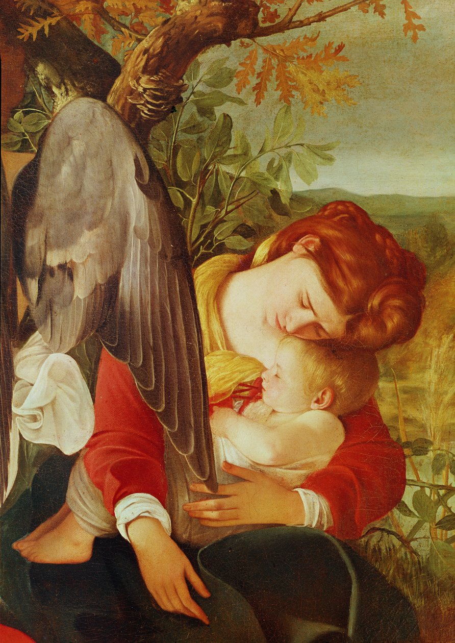 Descanso en la huida a Egipto, c.1603 (detalle) de Michelangelo Merisi Caravaggio
