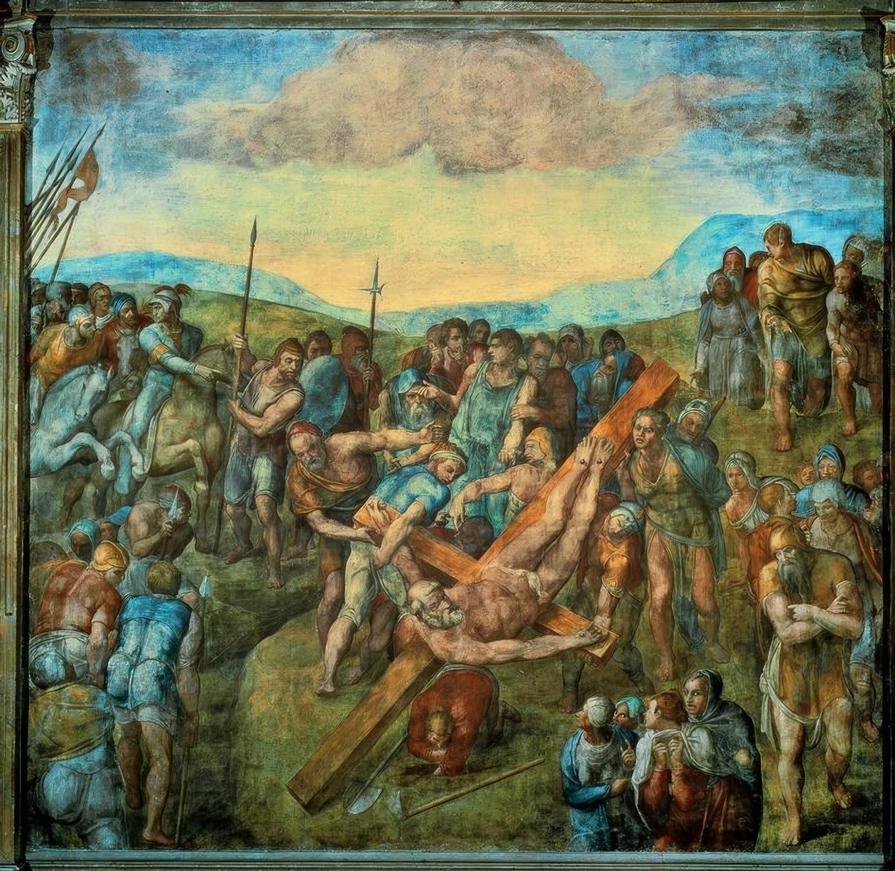 Crucifixión de Pedro de Michelangelo Buonarroti