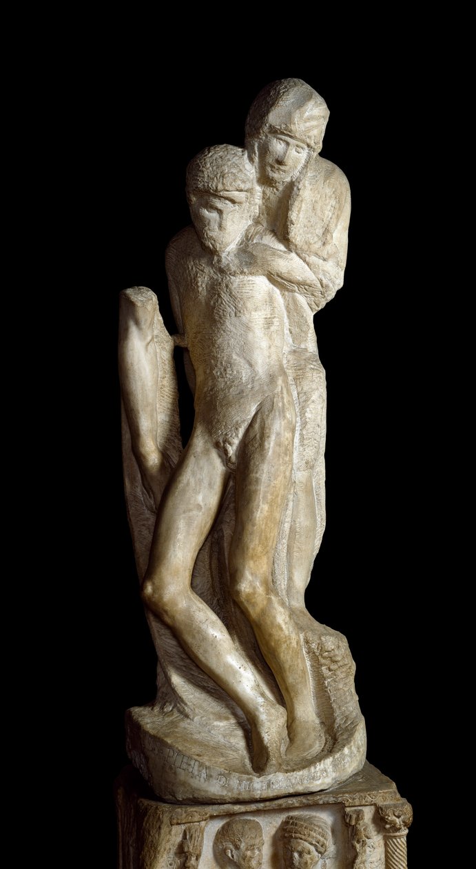 La Piedad Rondanini. Escultura de Michelangelo Buonarroti