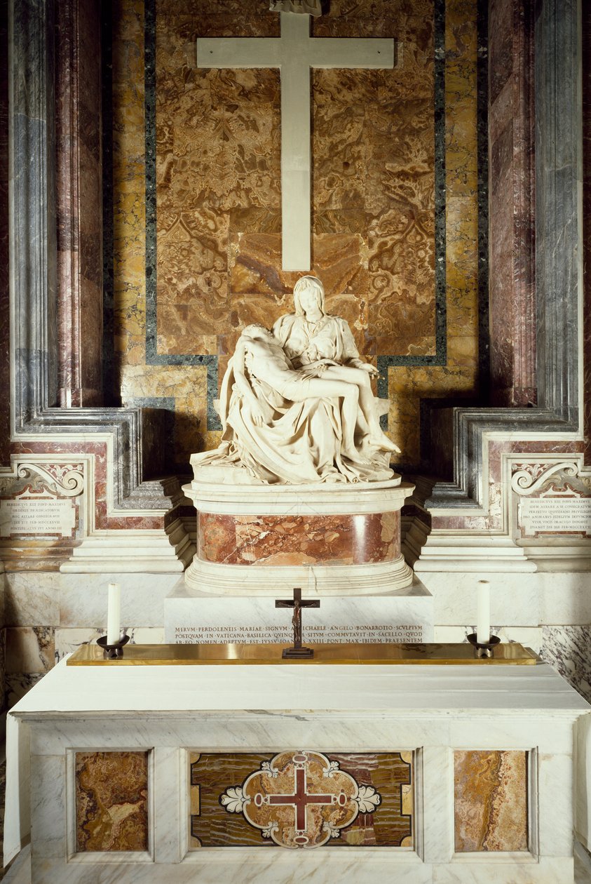 Piedad de Michelangelo Buonarroti