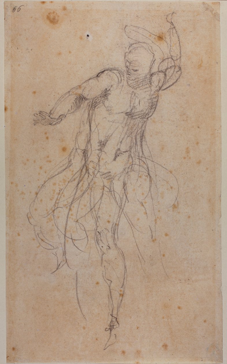 Estudio para un Cristo resucitado de Michelangelo Buonarroti