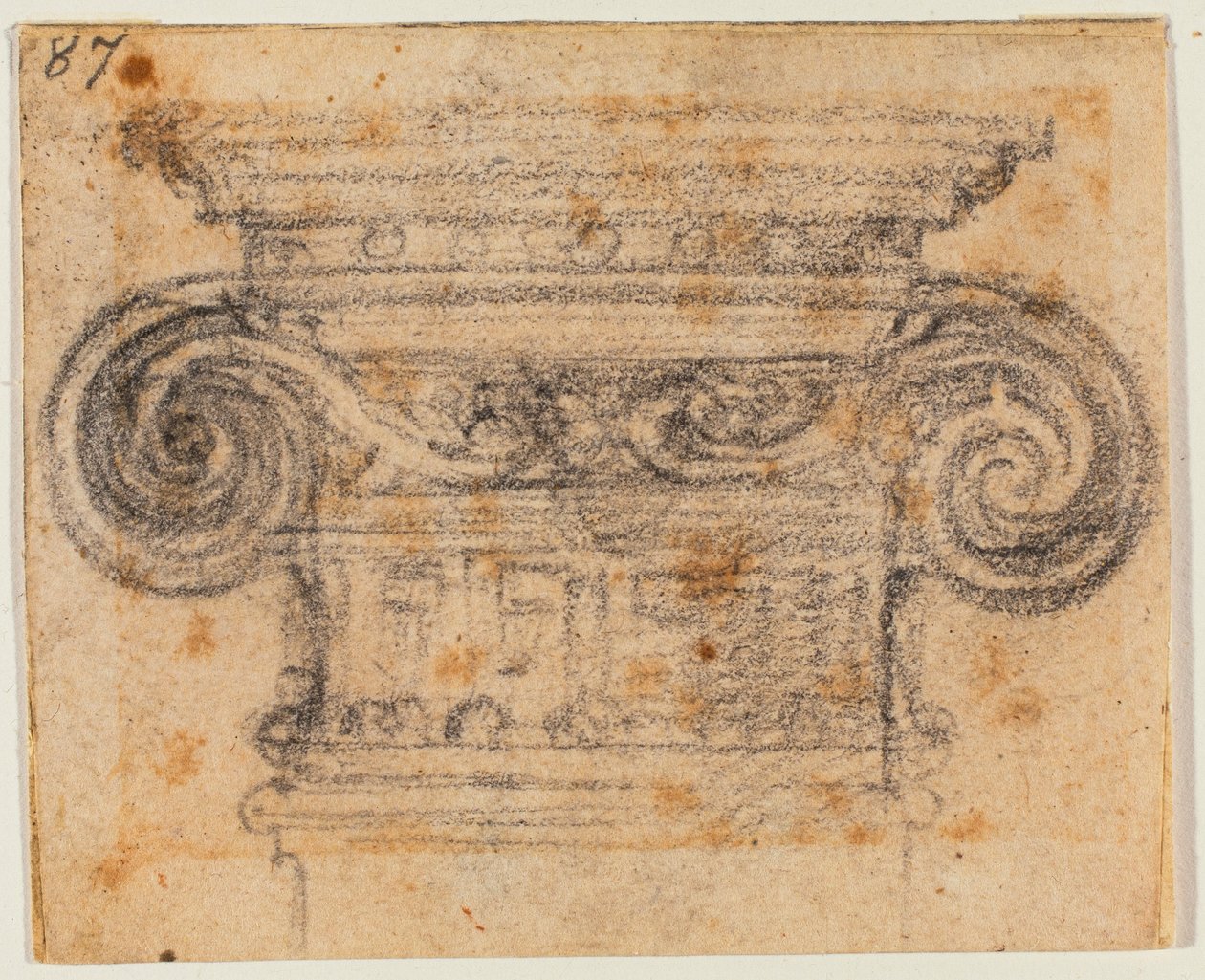 Estudio del capital iónico de Michelangelo Buonarroti