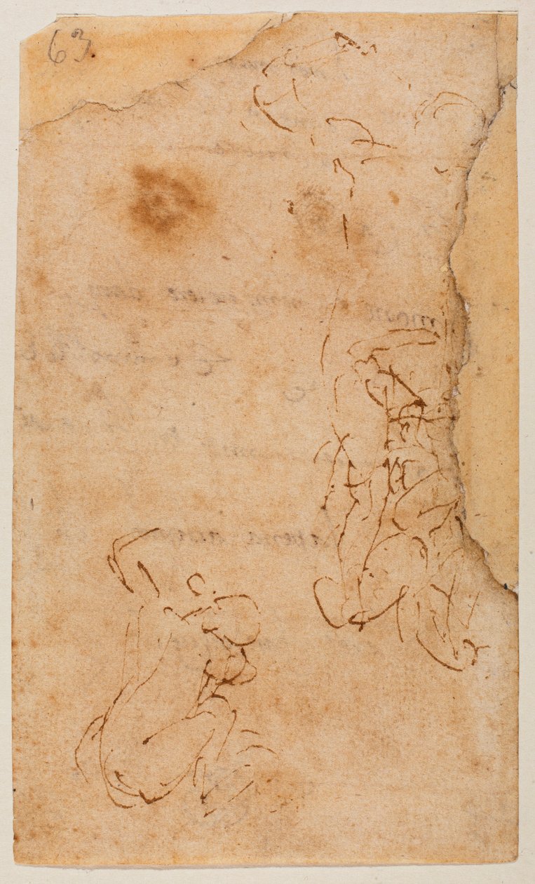 Estudio de cifras de Michelangelo Buonarroti