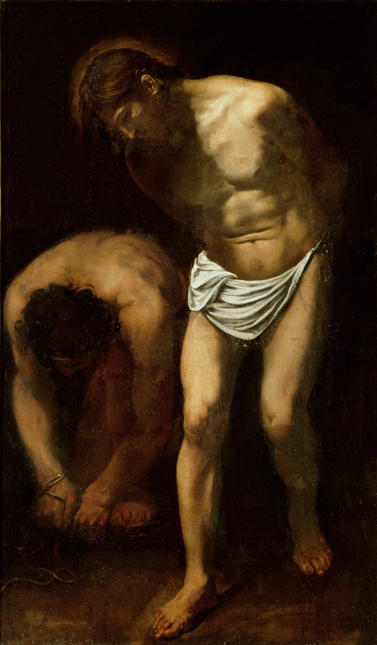 La flagelación, c.1610 de Michelangelo Merisi Caravaggio