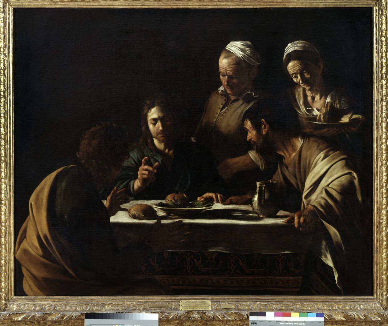 Cena en Emaús de Michelangelo Merisi da Caravaggio