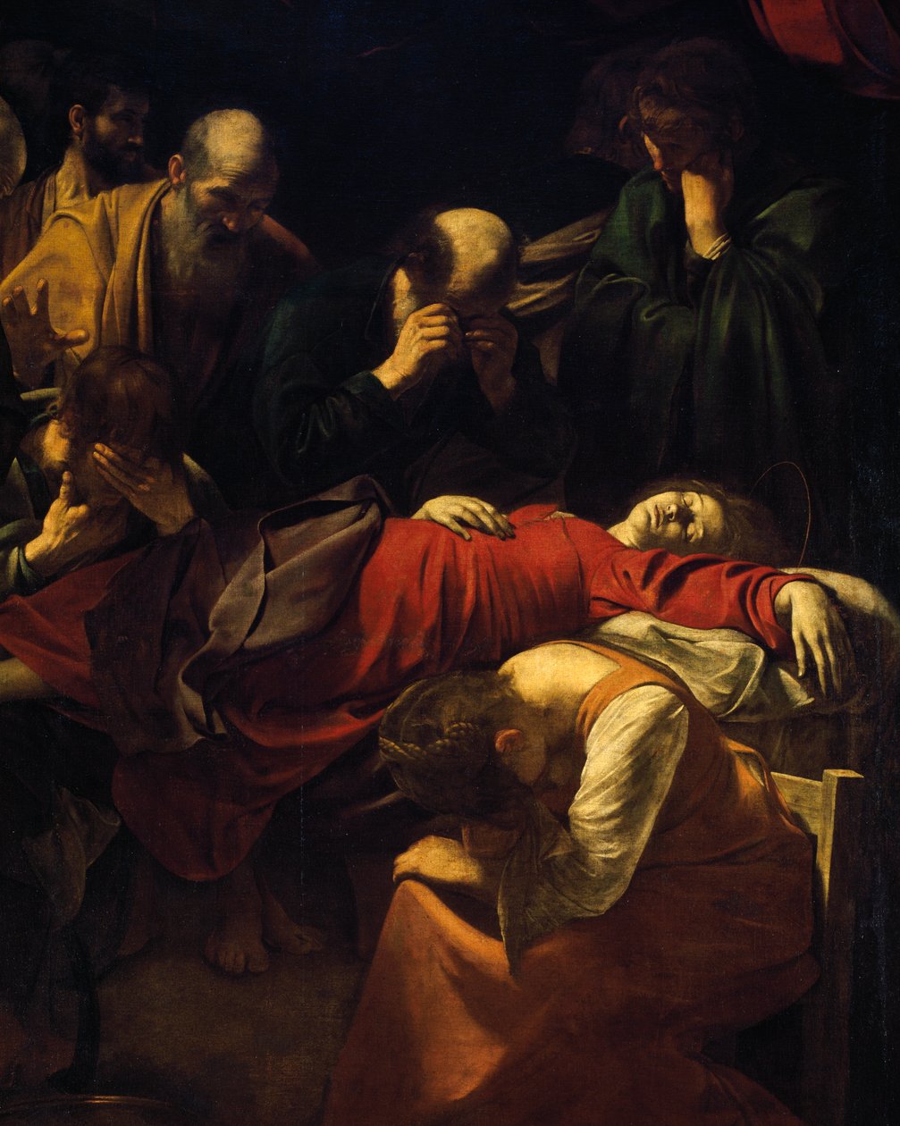 La Muerte de la Virgen de Michelangelo Merisi da Caravaggio