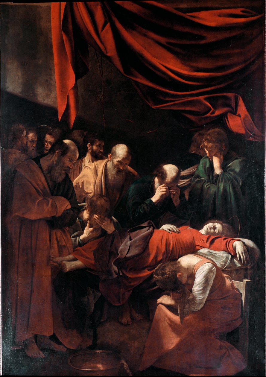 La muerte de la Virgen de Michelangelo Merisi da Caravaggio