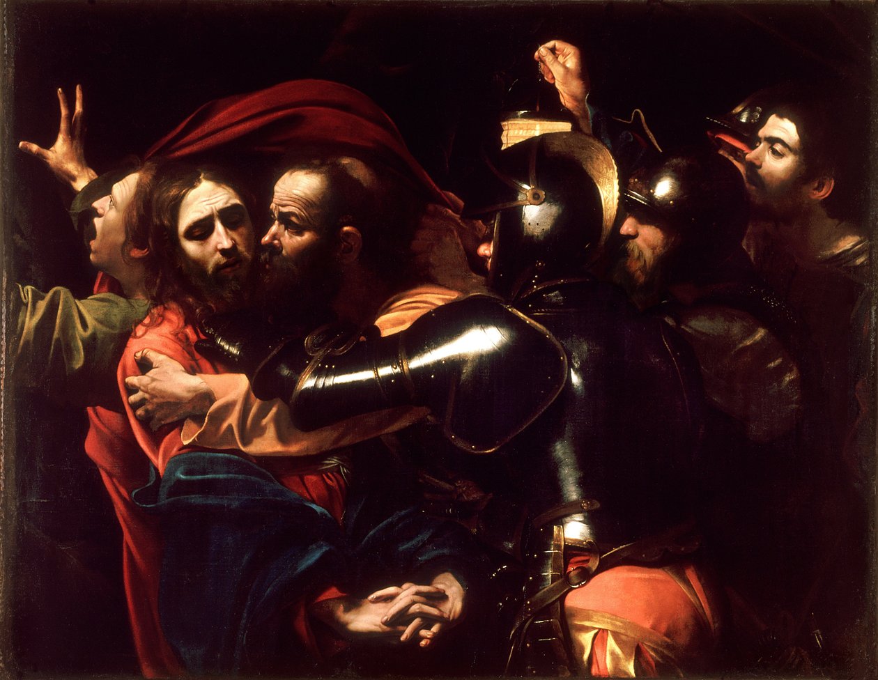 El Prendimiento de Cristo de Michelangelo Merisi da Caravaggio