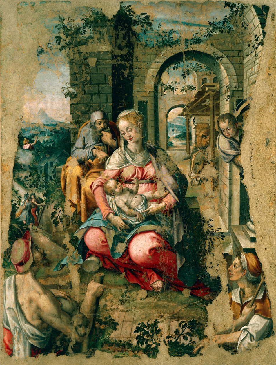 Pesebre, de Michele Cavaro (1517-1584) de Michele (attr.) Cavaro