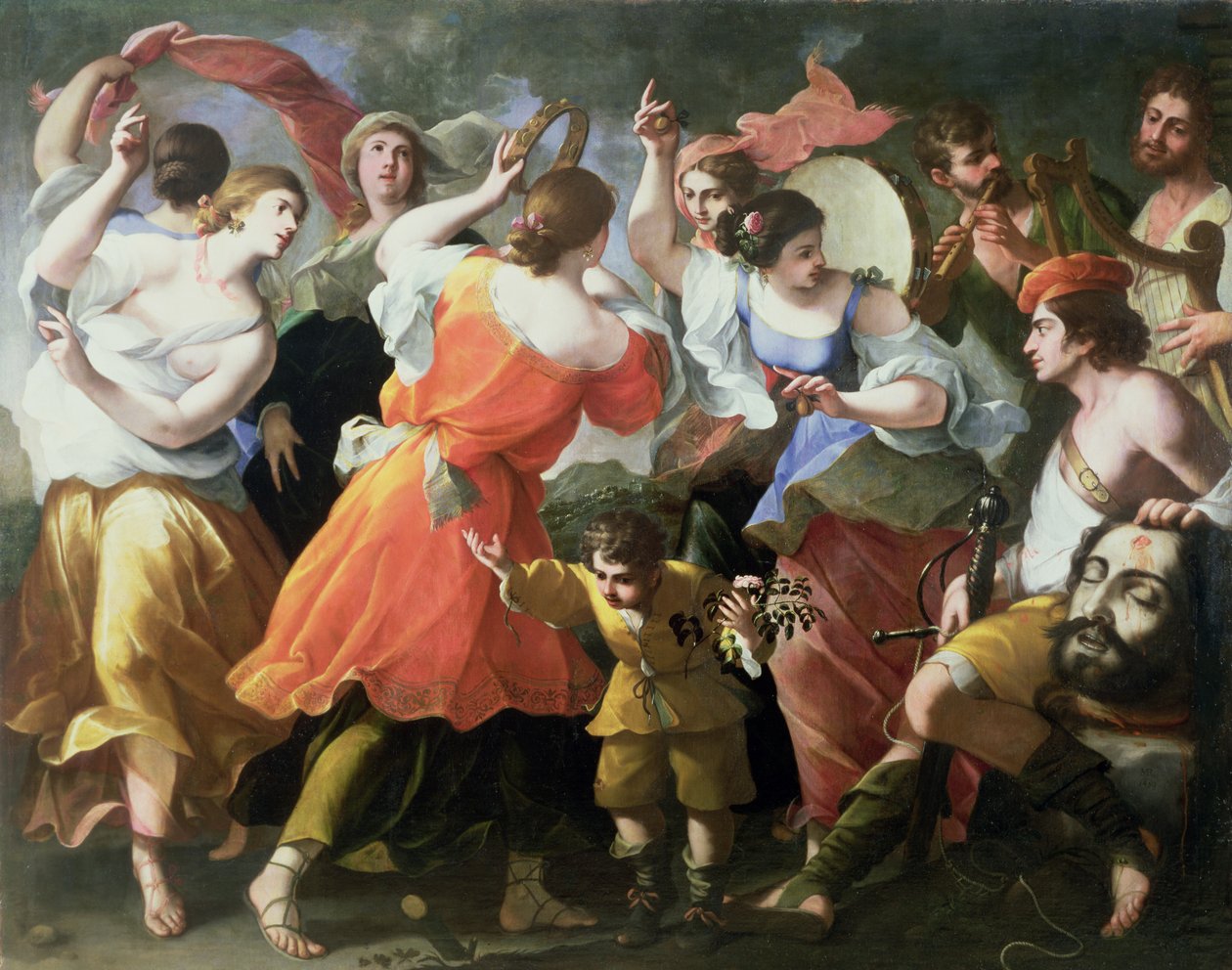 El triunfo de David de Michele (monogram M.R. von) Ragoglia