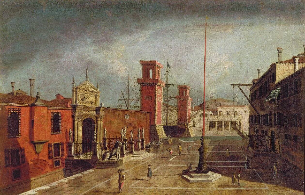 El Arsenale, Venecia de Michele Marieschi