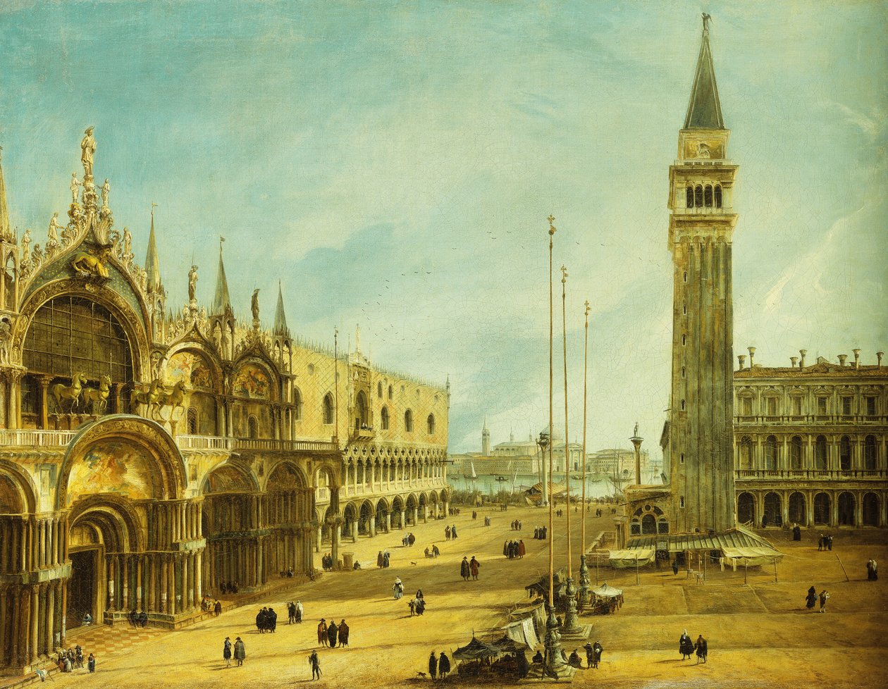 La Plaza de San Marcos, Venecia de Michele Marieschi