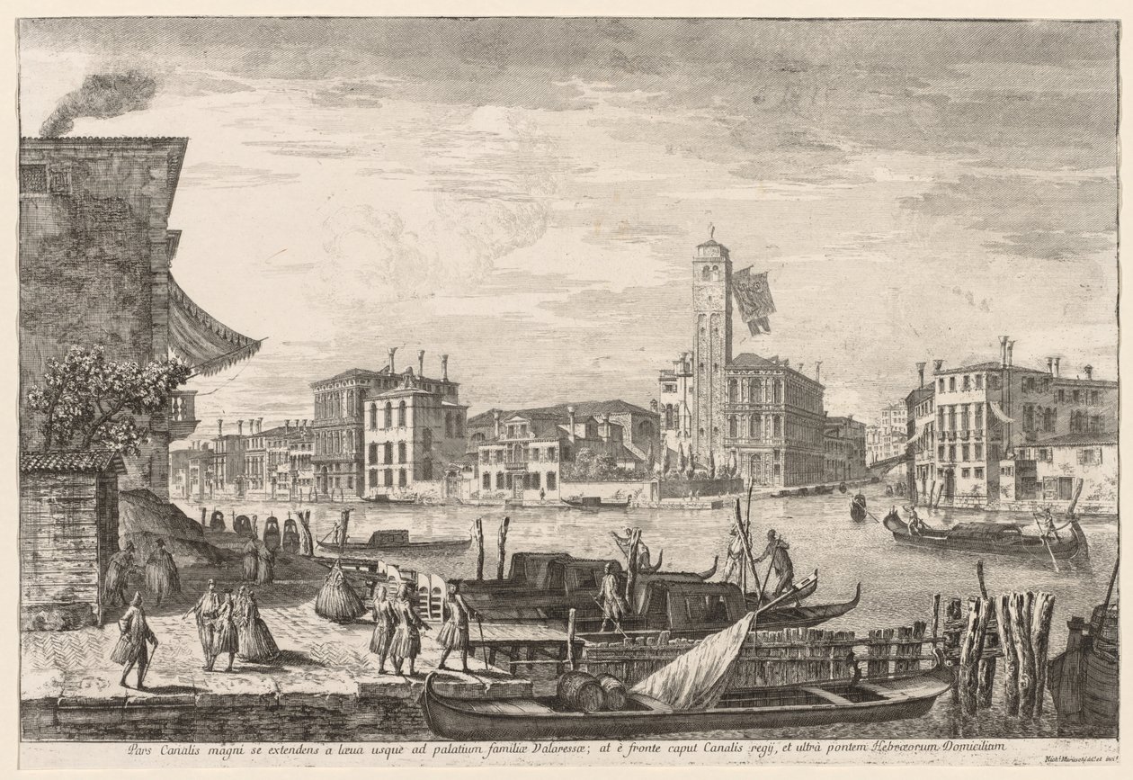 Views of Venice:  Cannaregio de Michele Marieschi