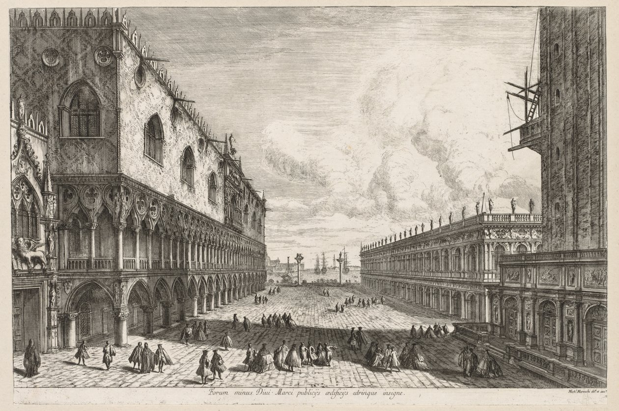 Views of Venice:  The Piazzetta de Michele Marieschi