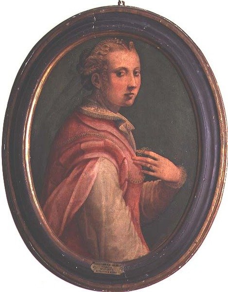 Retrato de una mujer de Michele di Ridolfo Tosini
