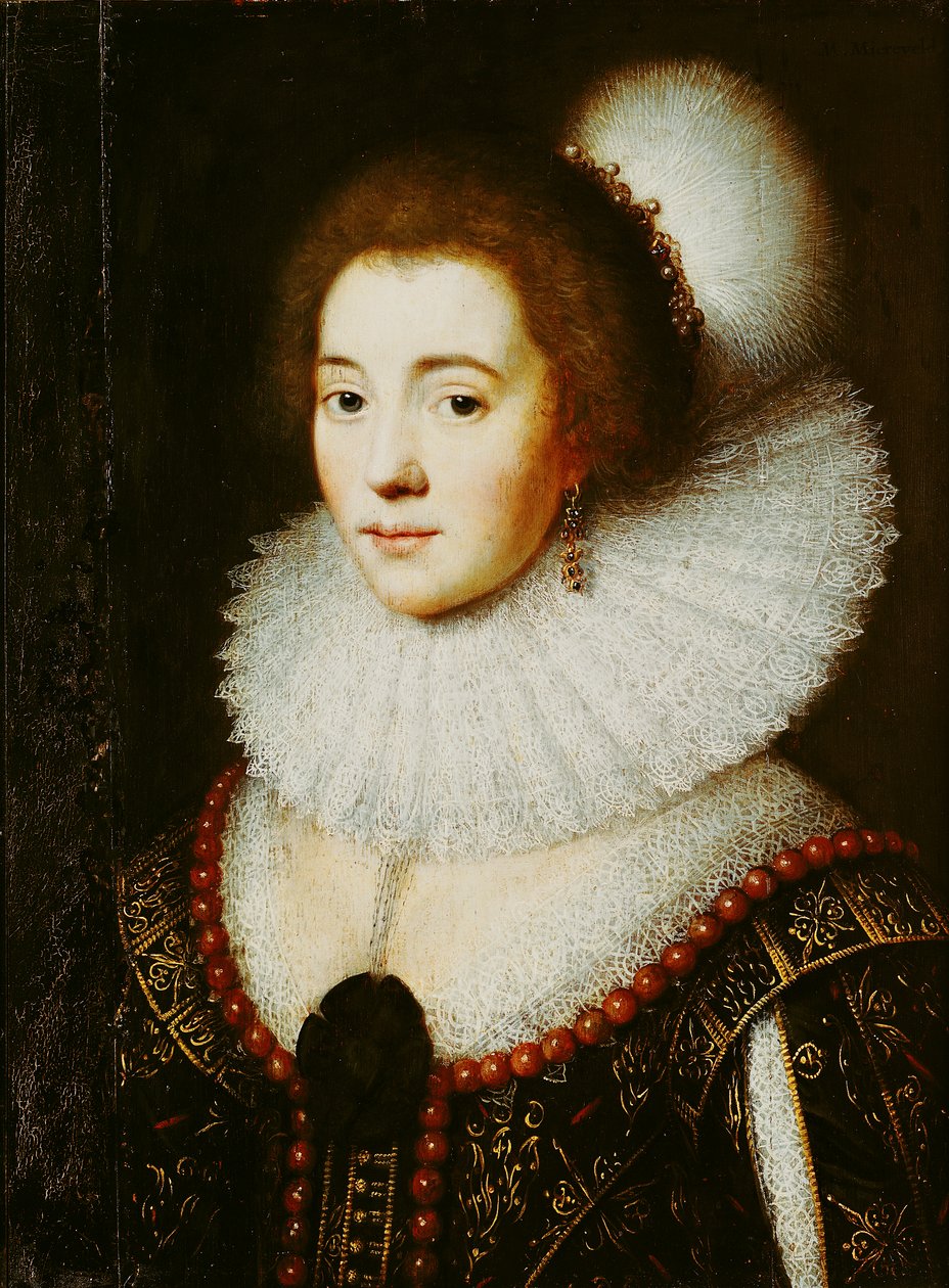 Amalia van Solms (1602-75) de Michiel Jansz van Miereveld