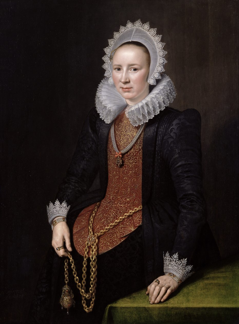 Retrato de una dama de 29 años, 1615 de Michiel Jansz van Miereveld