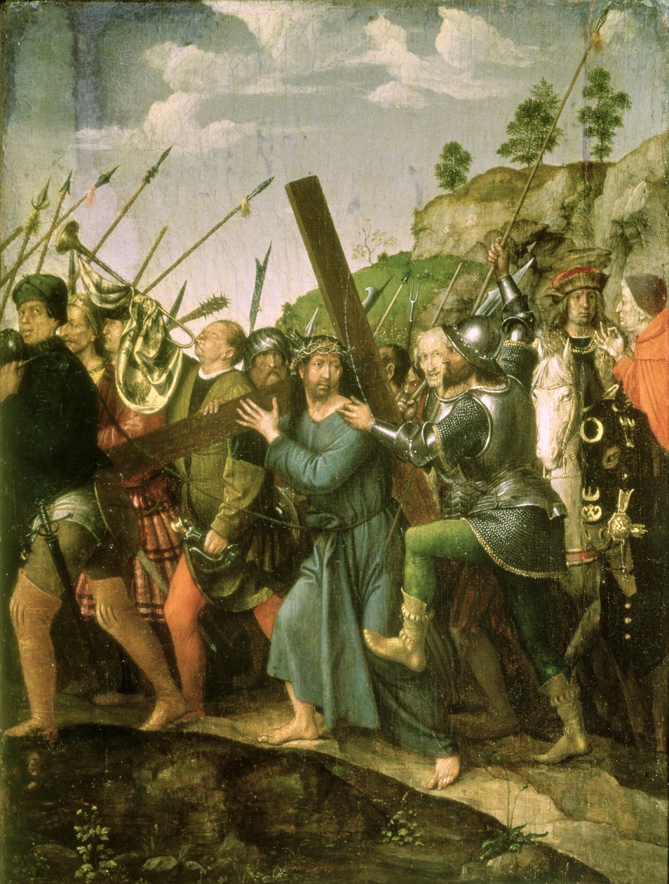 Cristo cargando la cruz de Michiel Sittow
