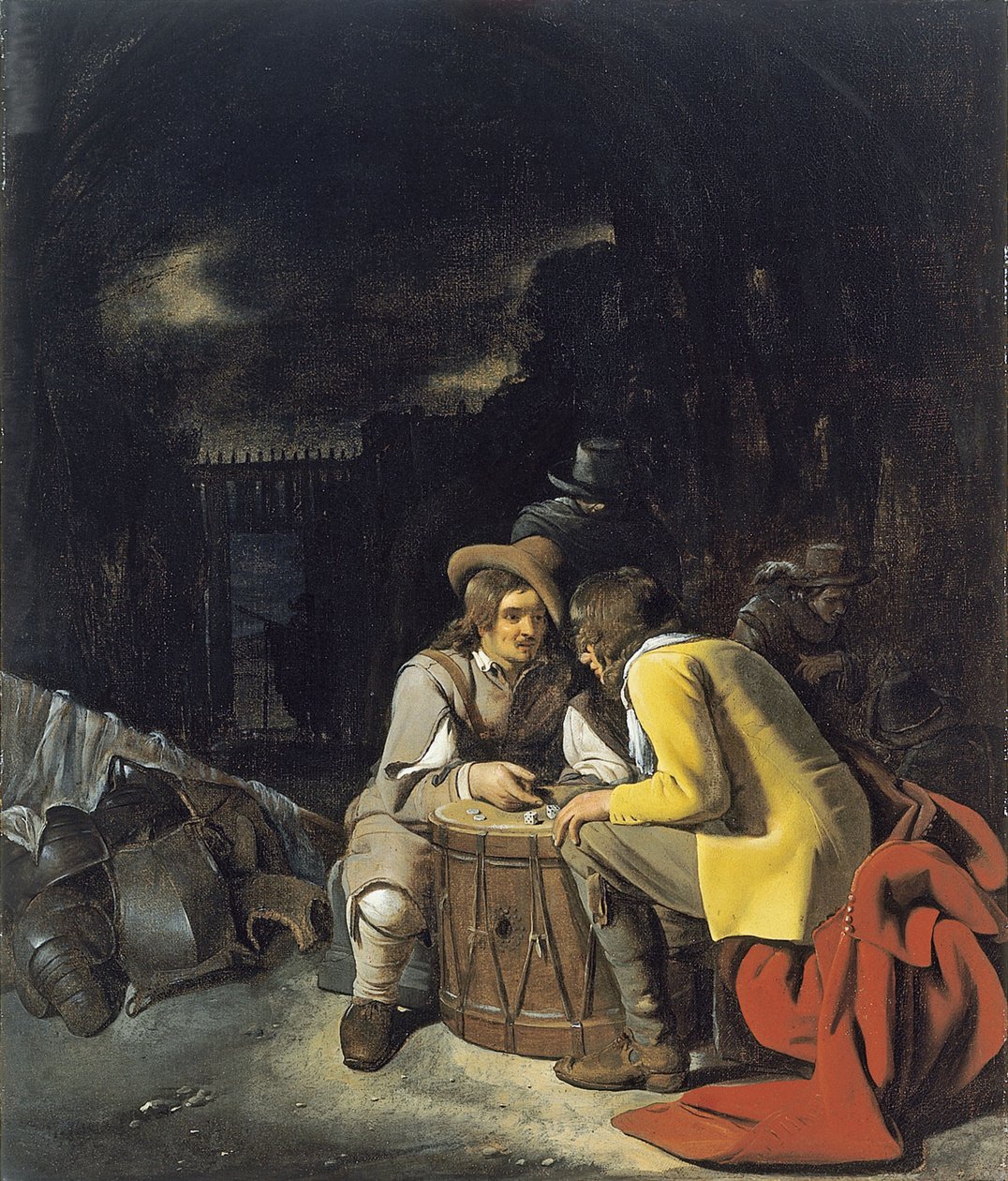 Soldados jugando a los dados de Michiel Sweerts