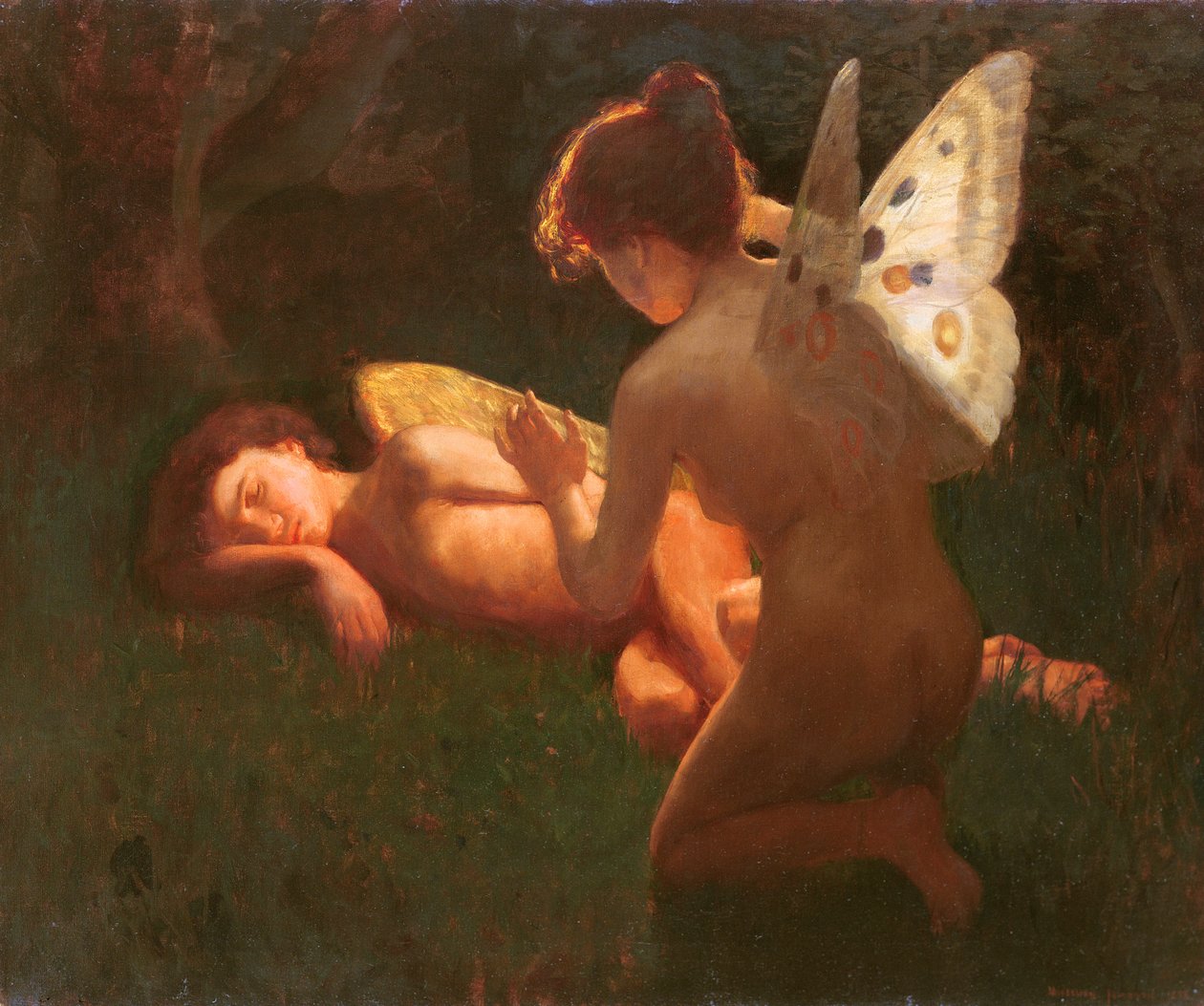 Cupido y Psique, 1898 de Middleton Jameson