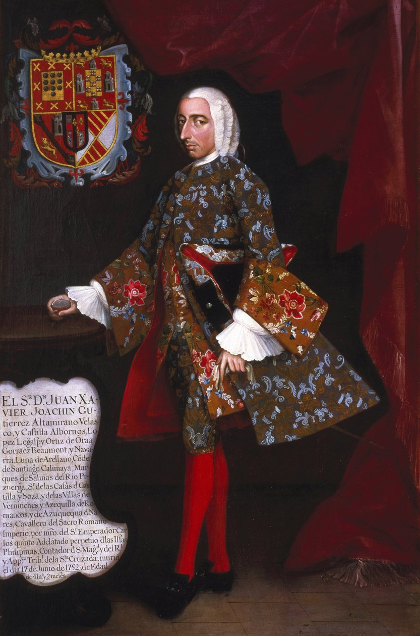 Don Juan Xavier Joachín Gutiérrez Altamirano Velasco de Miguel Cabrera
