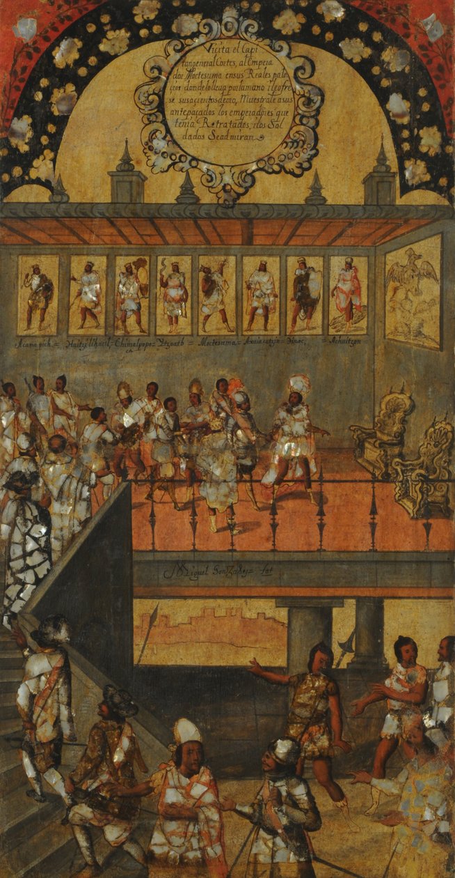 La Conquista de México, Tabla XII de Miguel Gonzales