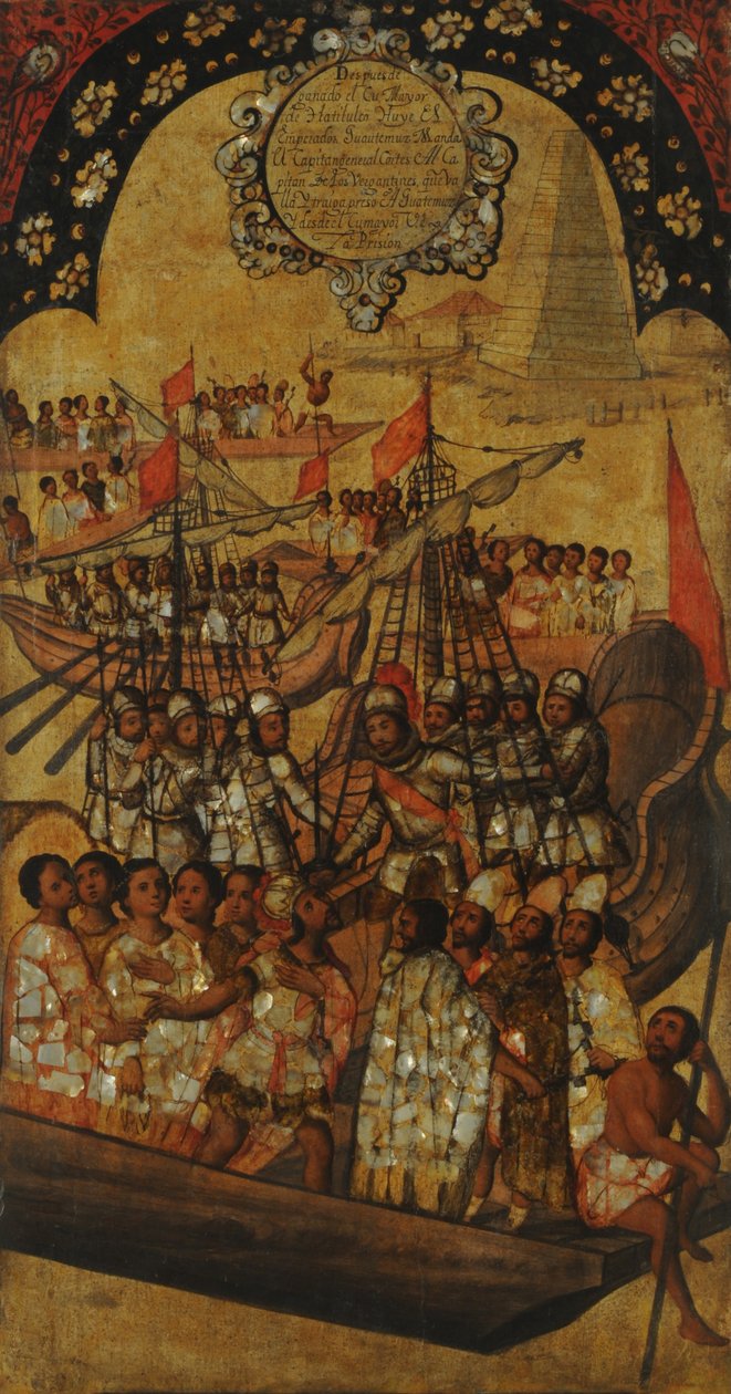 La Conquista de México, Tabla XXIII de Miguel Gonzales