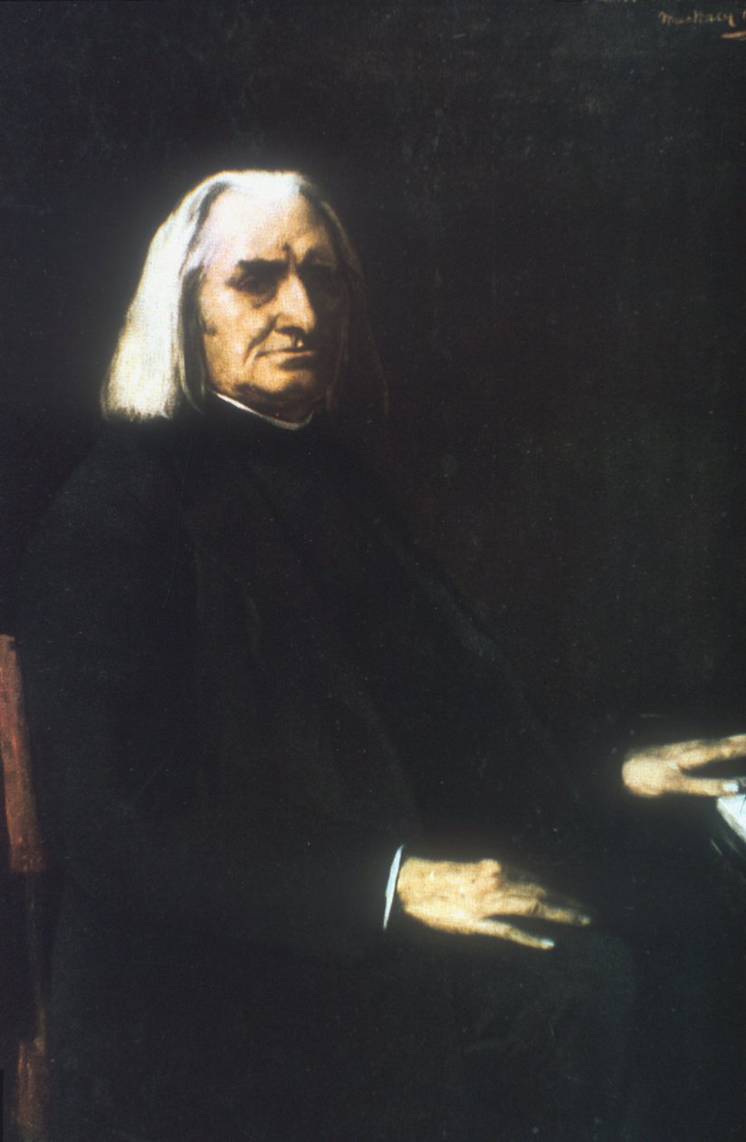 Franz Liszt, 1886 de Mihály Munkácsy