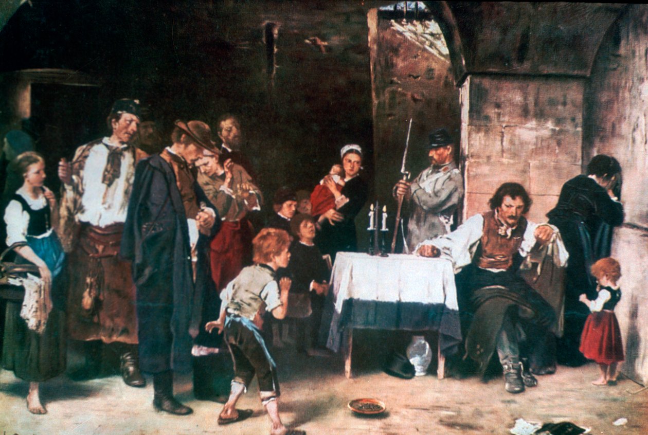 La celda condenada, c1864-1900 de Mihály Munkácsy