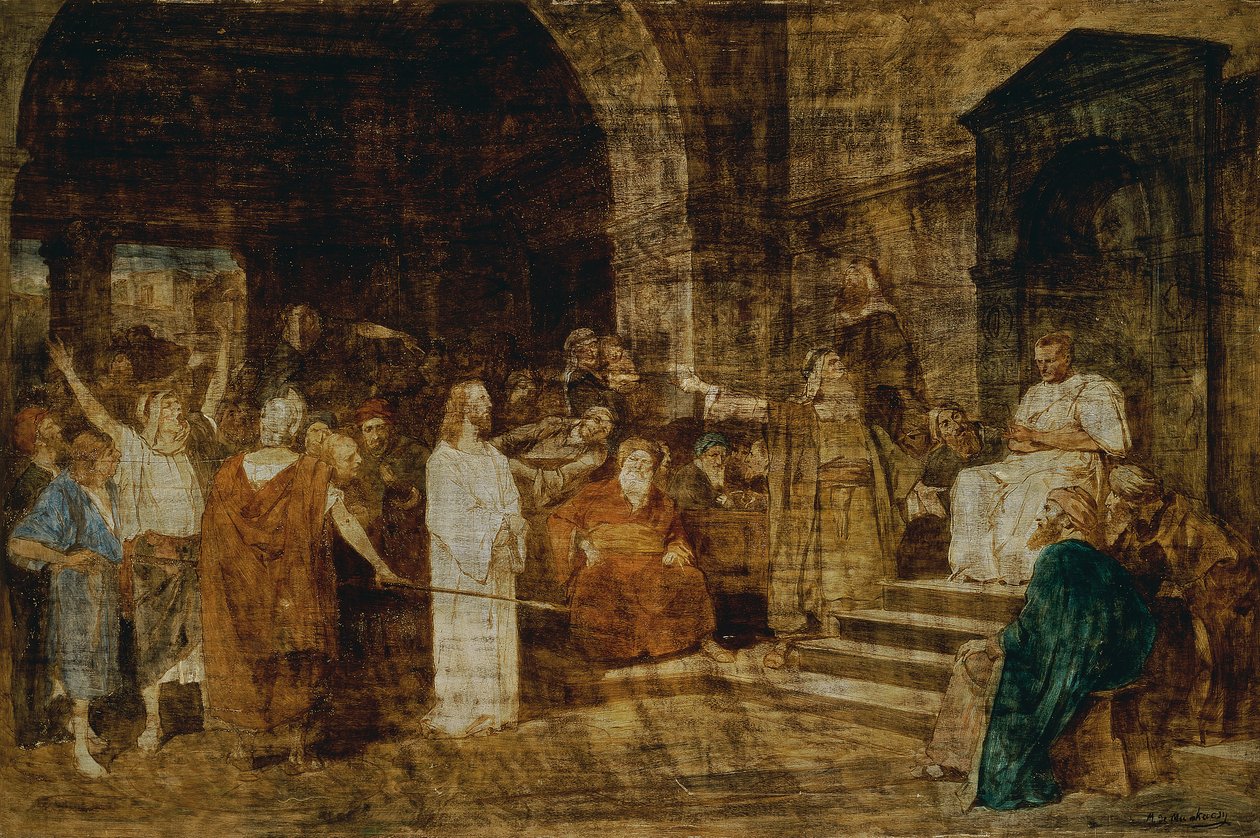 Cristo ante Pilato de Mihály von Munkácsy