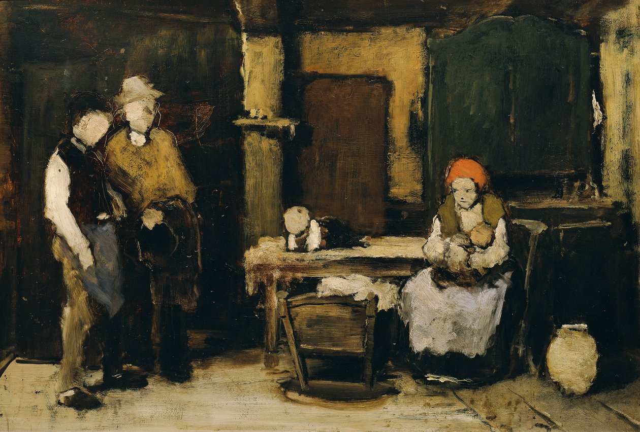 el bebedor de Mihály von Munkácsy