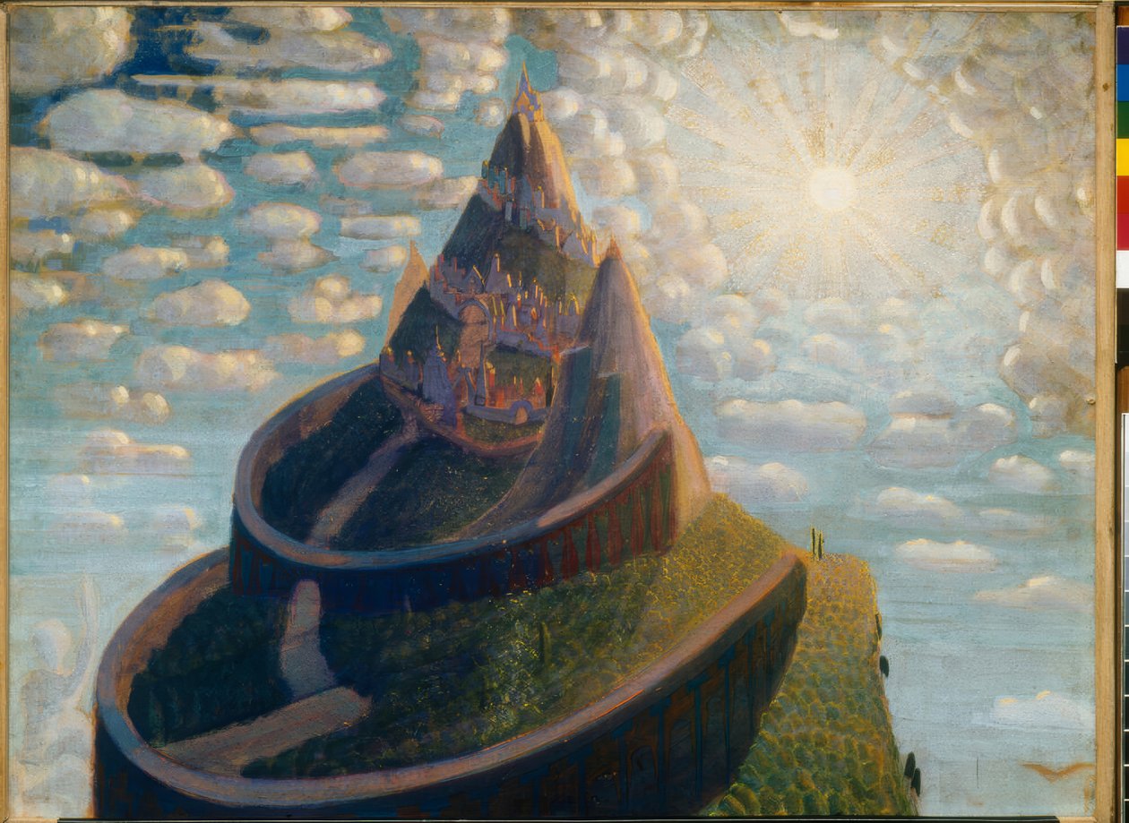 Fairy tale (castillo de cuento de hadas) de Mikalojus Konstantinas Čiurlionis