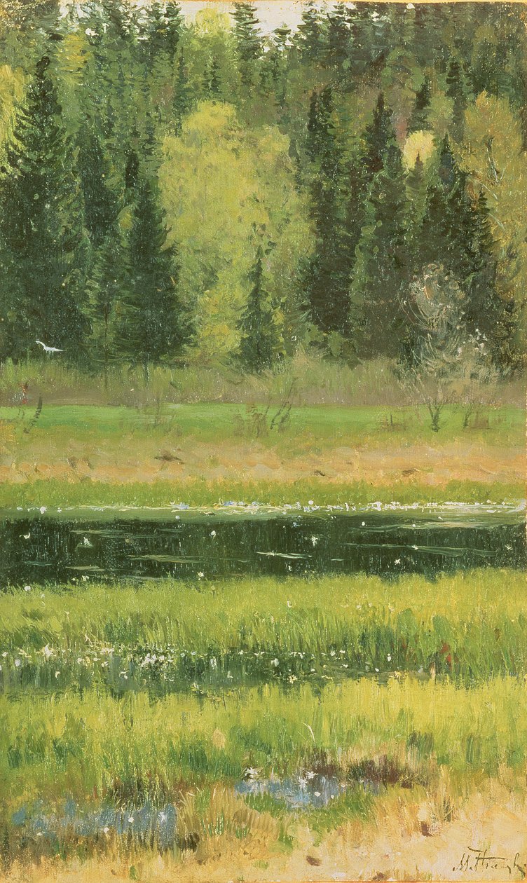 Paisaje, 1890 de Mikhail Vasilievich Nesterov