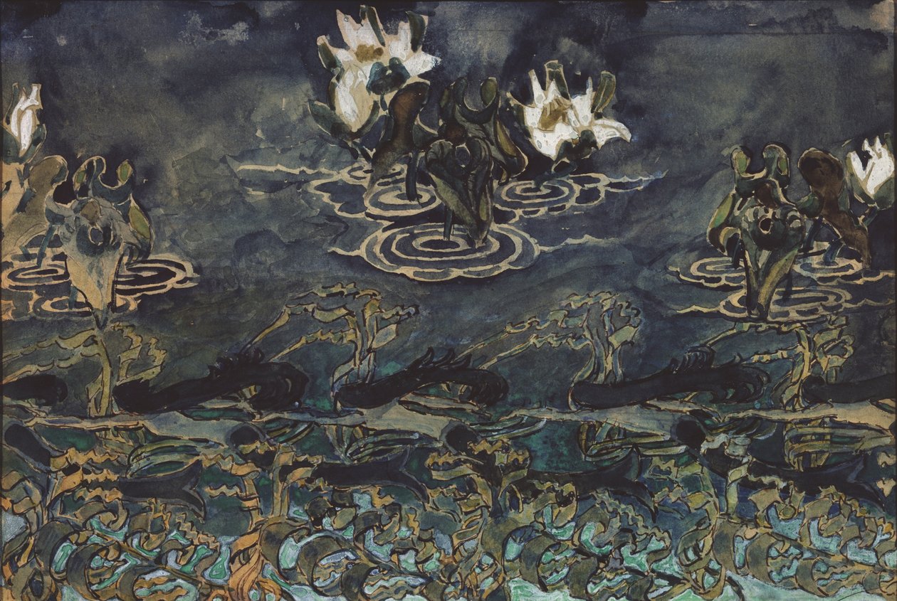 Nenúfares de Mikhail Aleksandrovich Vrubel