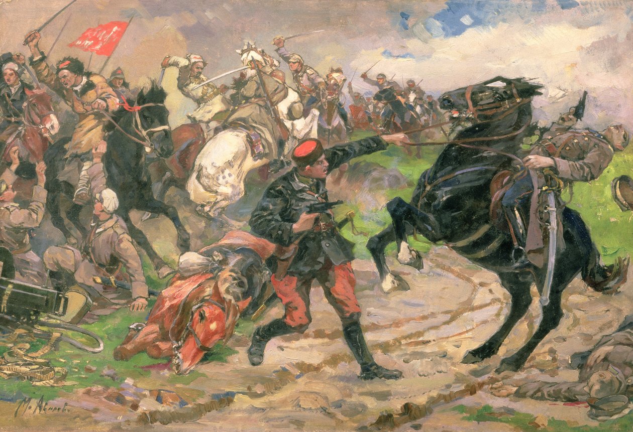 El Dundich Rojo en combate de Mikhail Ivanovich Avilov