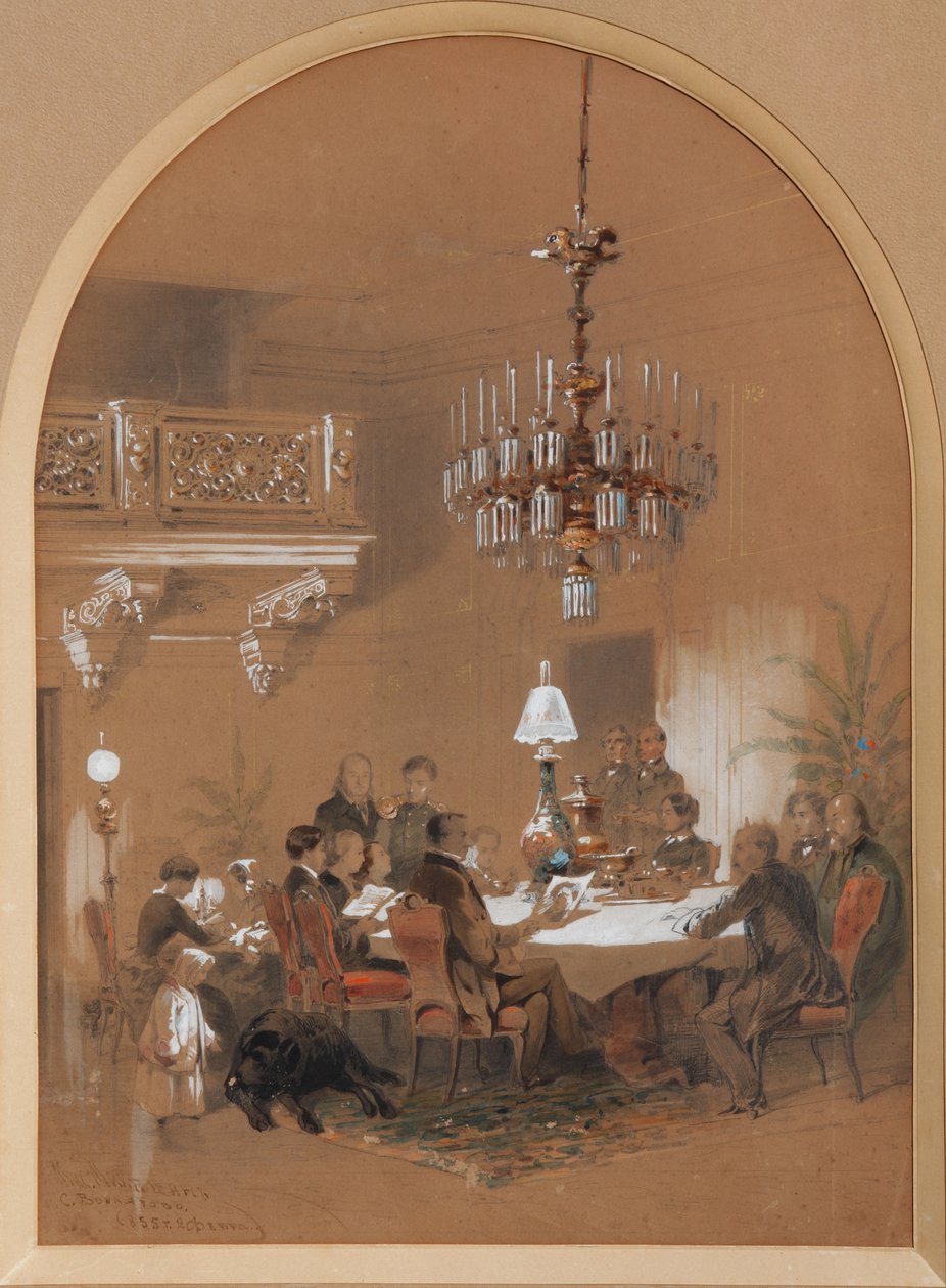 Salón Vonlyarlyarsky en Vonlyarovo de Mikhail Osipovitsch Mikeshin