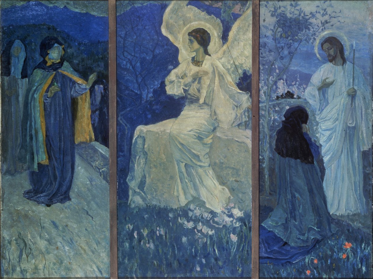 El Tríptico de la Resurrección de Mikhail Vasilievich Nesterov