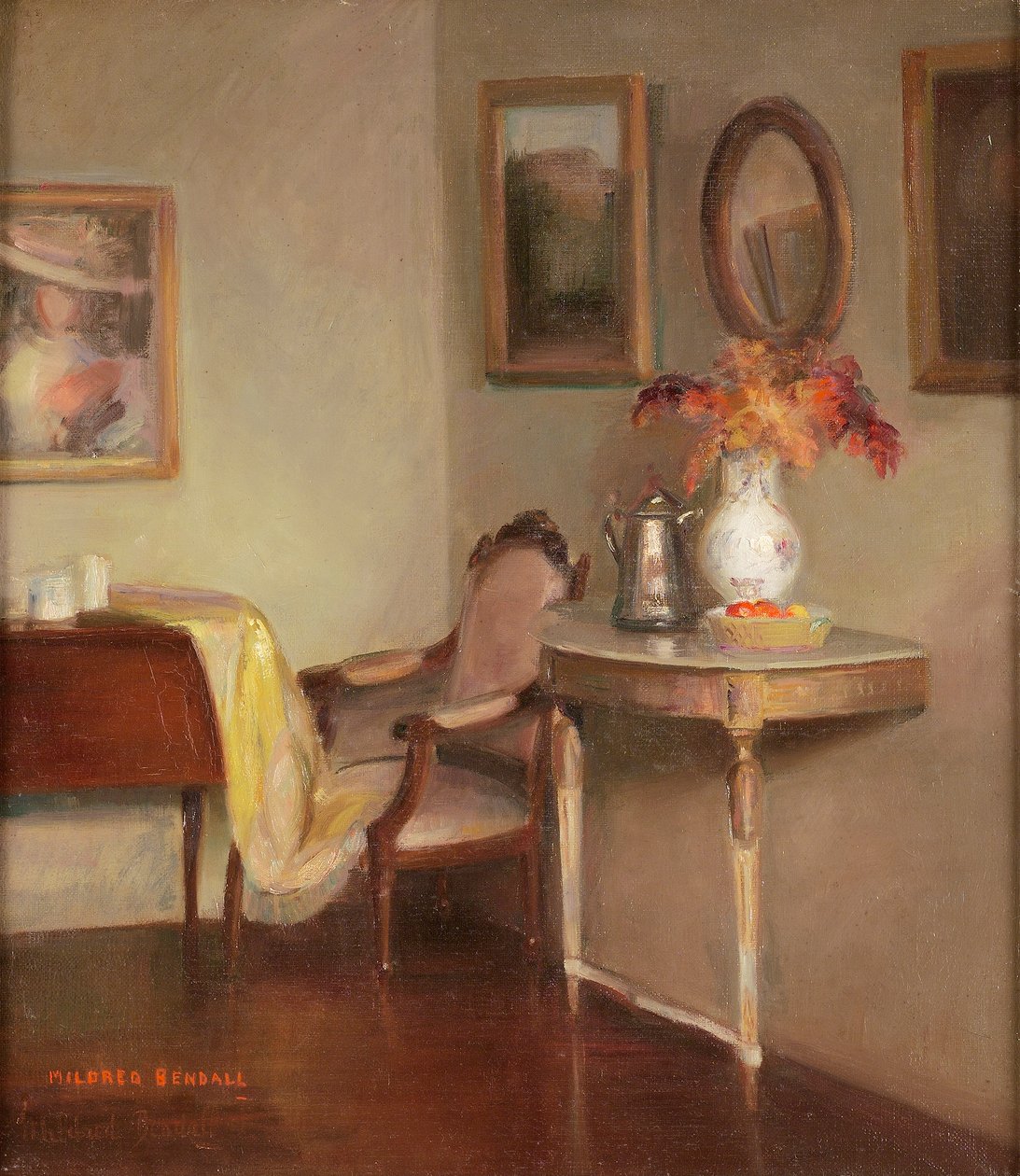 Rincón de salón bordelés de Mildred Bendall