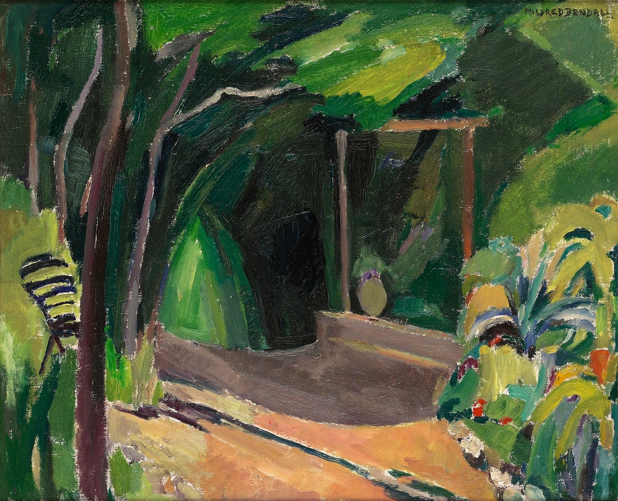 Un rincón de jardín, c.1940 de Mildred Bendall