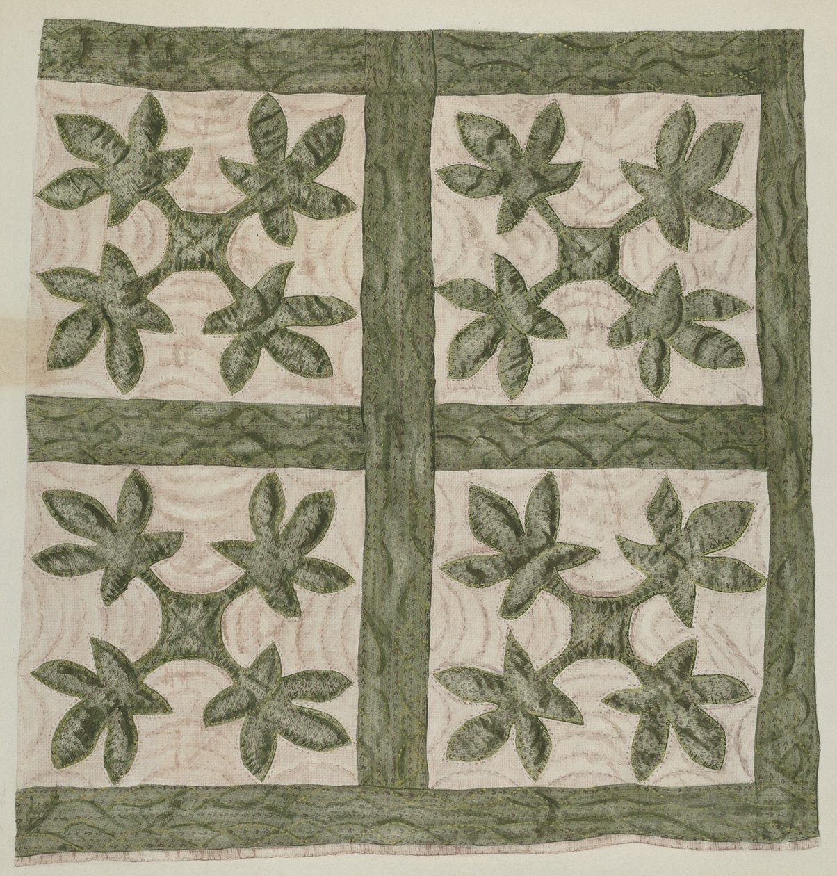 Colcha de Apliqué de Mildred E. Bent