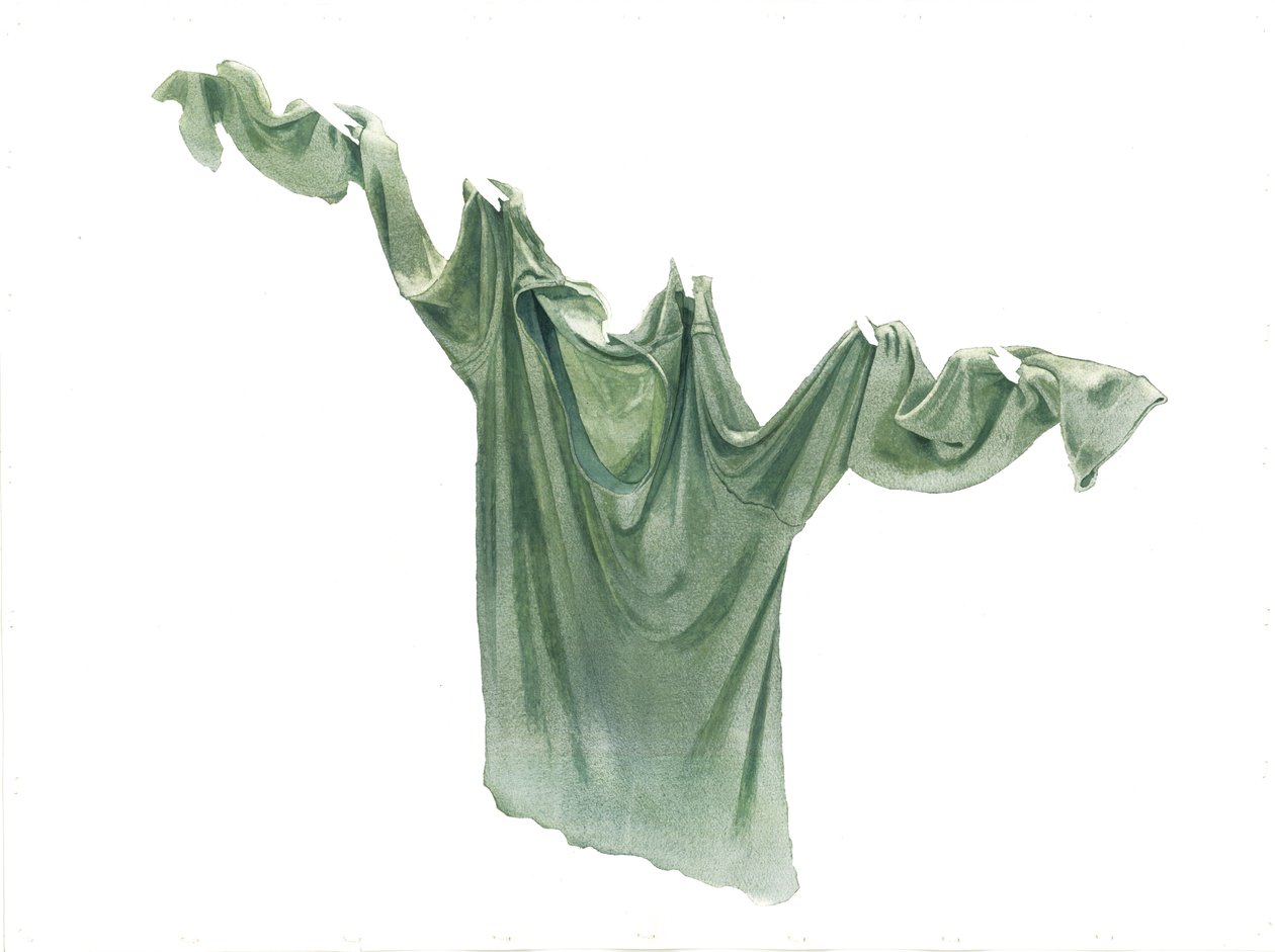 Camiseta verde pálido de Pippa, 2003 de Miles Contemporary Artist Thistlethwaite