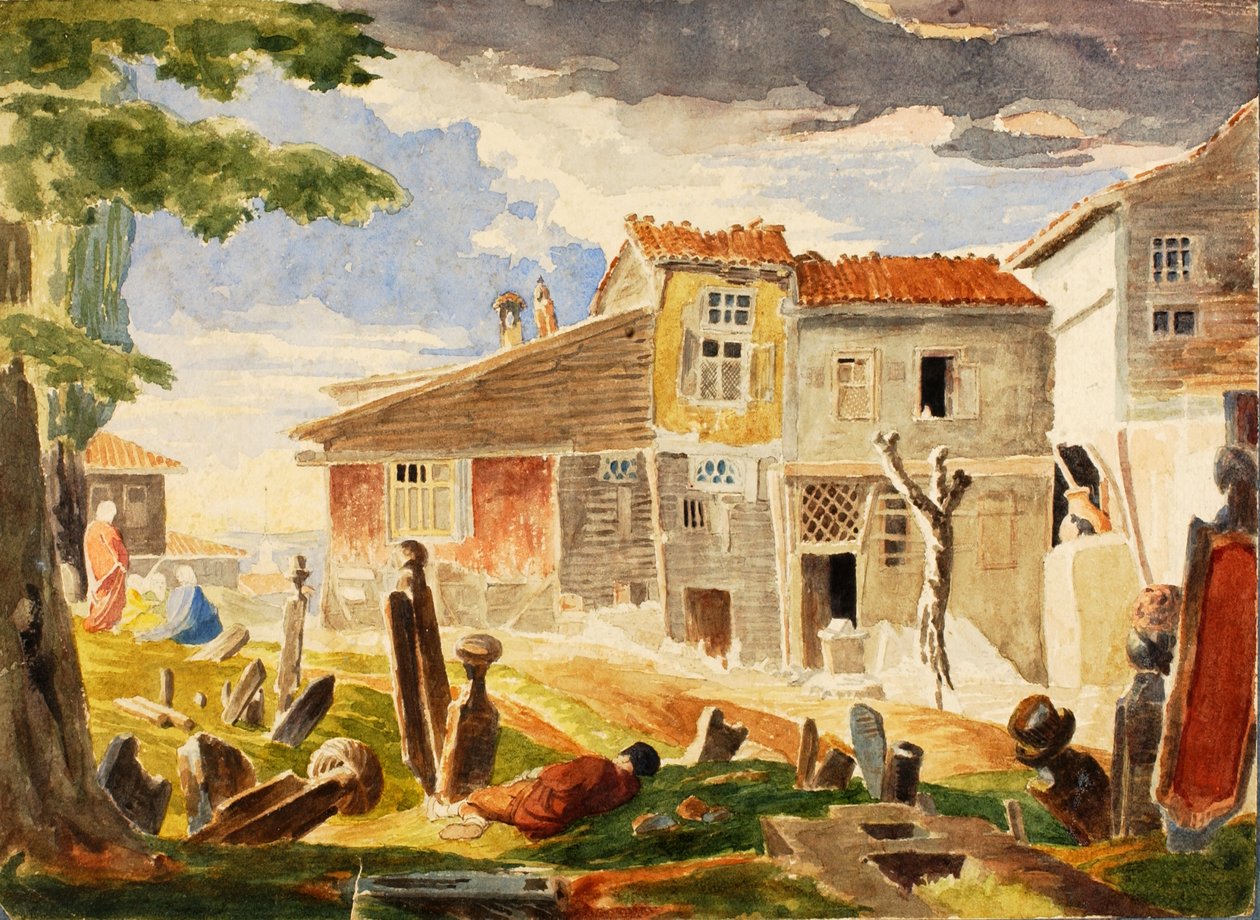 Cementerio en Pera, s.f. de Miner Kilbourne Kellogg
