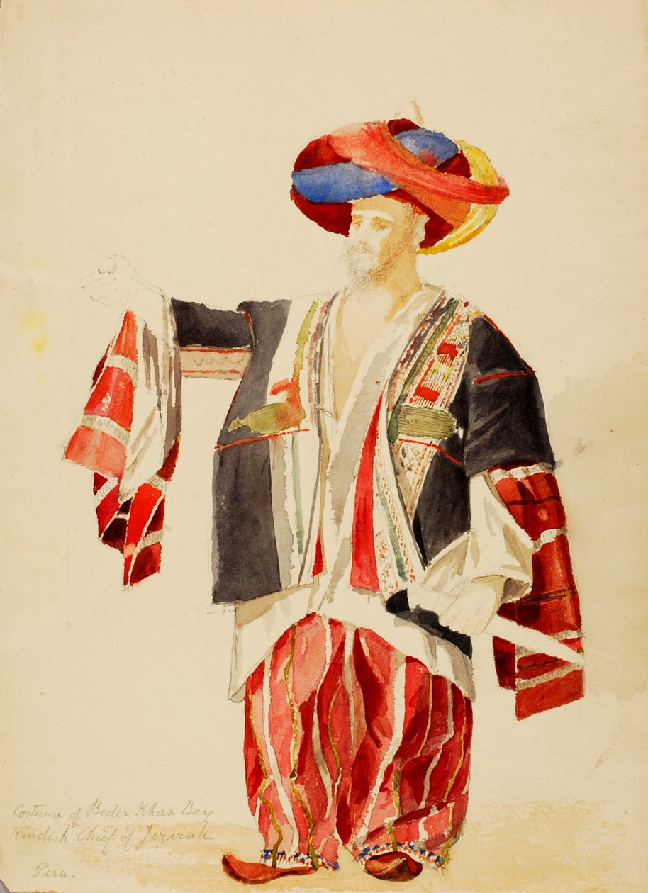 Traje de Beder Khan Bey, n.d. de Miner Kilbourne Kellogg