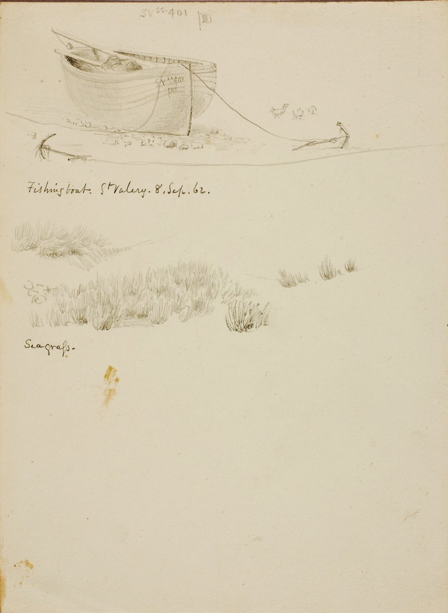 Barco de pesca/Seagrass, St. Valery de Miner Kilbourne Kellogg
